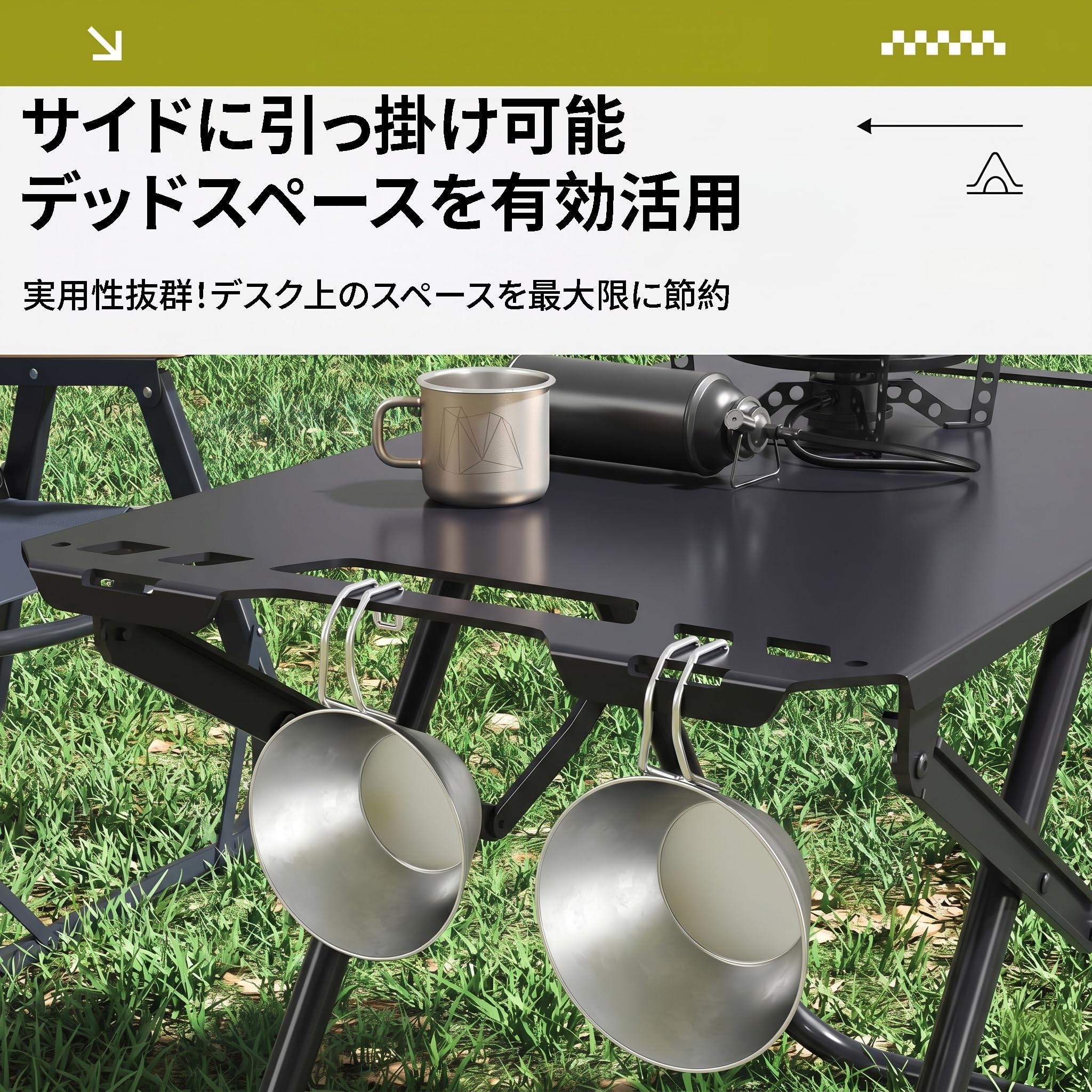 Amazon.co.jp: MIR キャンプ テーブル 折り畳み IGTテーブル 耐荷重